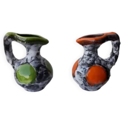 2 pots à lait en céramique