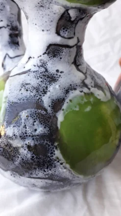 2 pots à lait en céramique