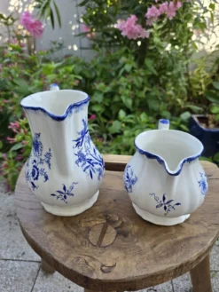 Pots à lait et à jus Sarreguemines Lancaster