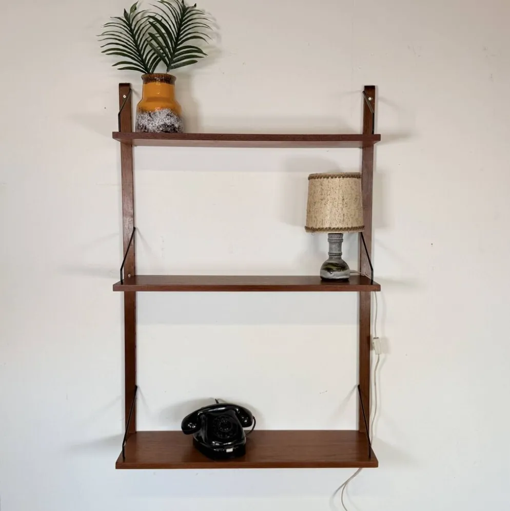 Preben Sørensen pour le système PS Teak Modular Wall Unit – Moderne danois des années 1960