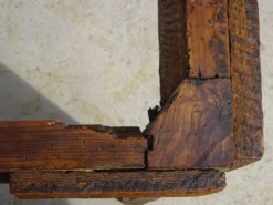 Pétrin rustique en chêne massif , couvercle et piètement amovibles