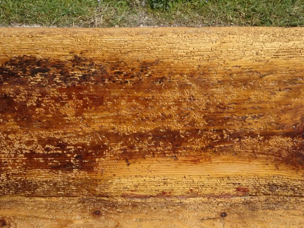 Pétrin rustique en chêne massif , couvercle et piètement amovibles