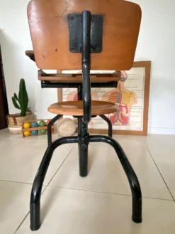 Pupitre bureau d’écolier vintage