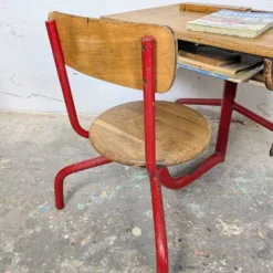 Pupitre écolier vintage – monobloc