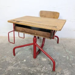 Pupitre écolier vintage – monobloc