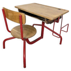 Pupitre écolier vintage – monobloc