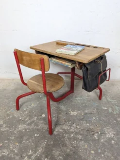 Pupitre écolier vintage – monobloc