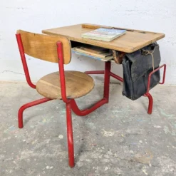 Pupitre écolier vintage – monobloc