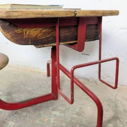 Pupitre écolier vintage – monobloc