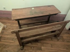 pupitre d'école vintage