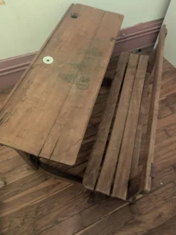 pupitre d'école vintage