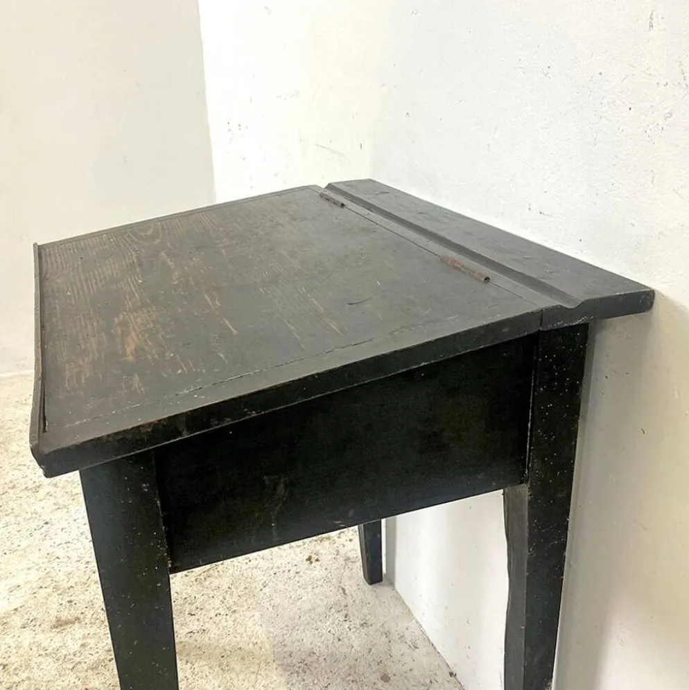 Pupitre d'école vintage 1950's