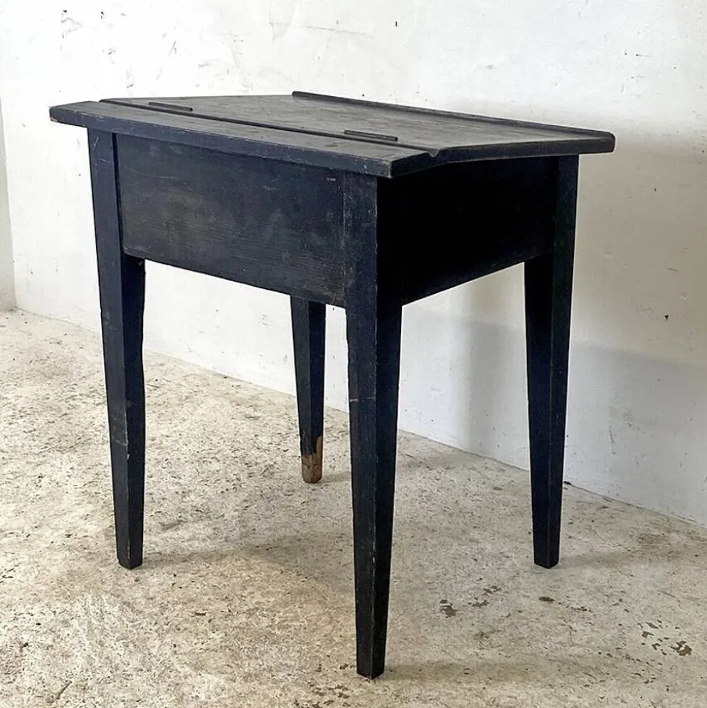 Pupitre d'école vintage 1950's