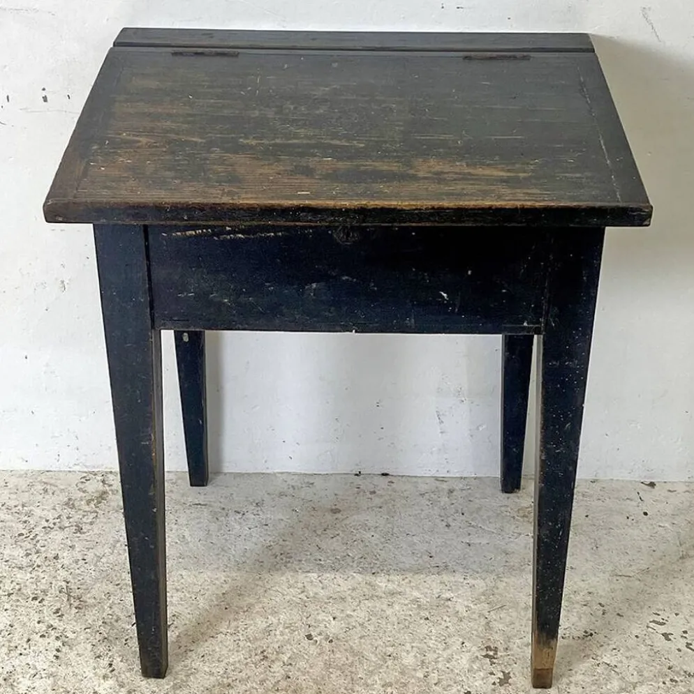 Pupitre d'école vintage 1950's