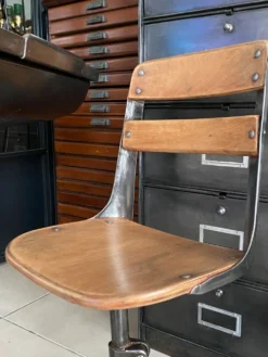 Pupitre d'écolier américain vintage