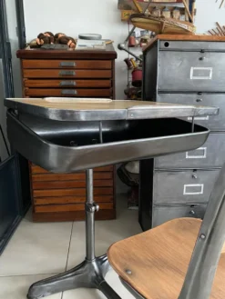 Pupitre d'écolier américain vintage