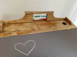 Pupitre d'écolier en bois enfant pliable ardoise