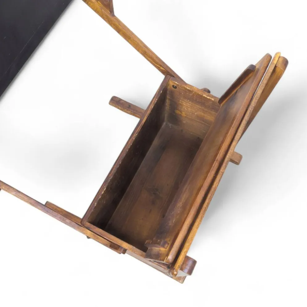 Pupitre d'écolier pliant en bois pour enfants, Bauhaus, années 1920