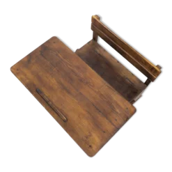 Pupitre d'écolier pliant en bois pour enfants, Bauhaus, années 1920