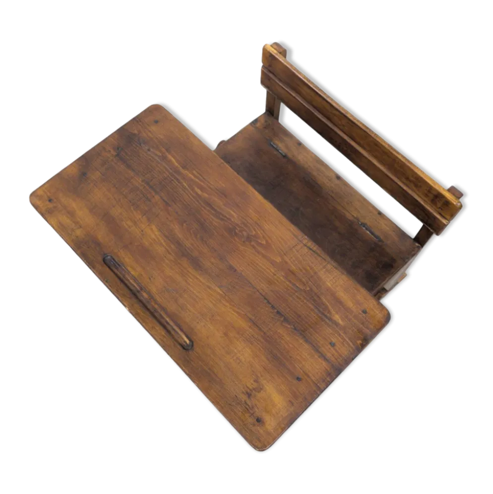 Pupitre d'écolier pliant en bois pour enfants, Bauhaus, années 1920