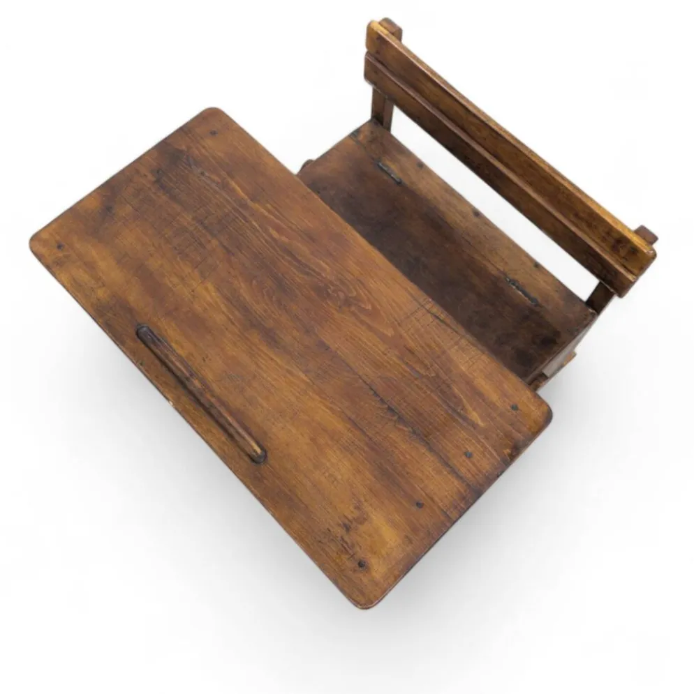 Pupitre d'écolier pliant en bois pour enfants, Bauhaus, années 1920