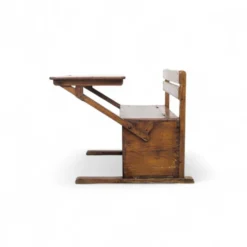Pupitre d'écolier pliant en bois pour enfants, Bauhaus, années 1920