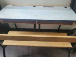 Pupitre d'écoliers années 50'