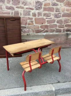 Pupitre d'écolier vintage