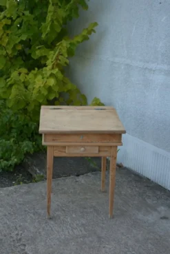Pupitre enfant en bois naturel