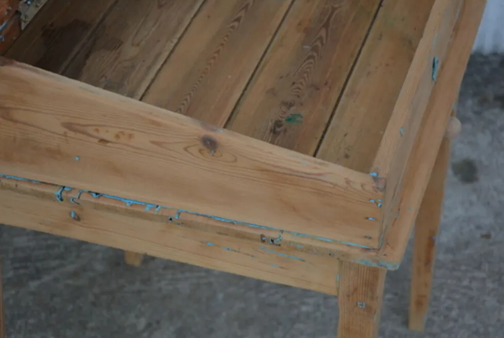 Pupitre enfant en bois naturel