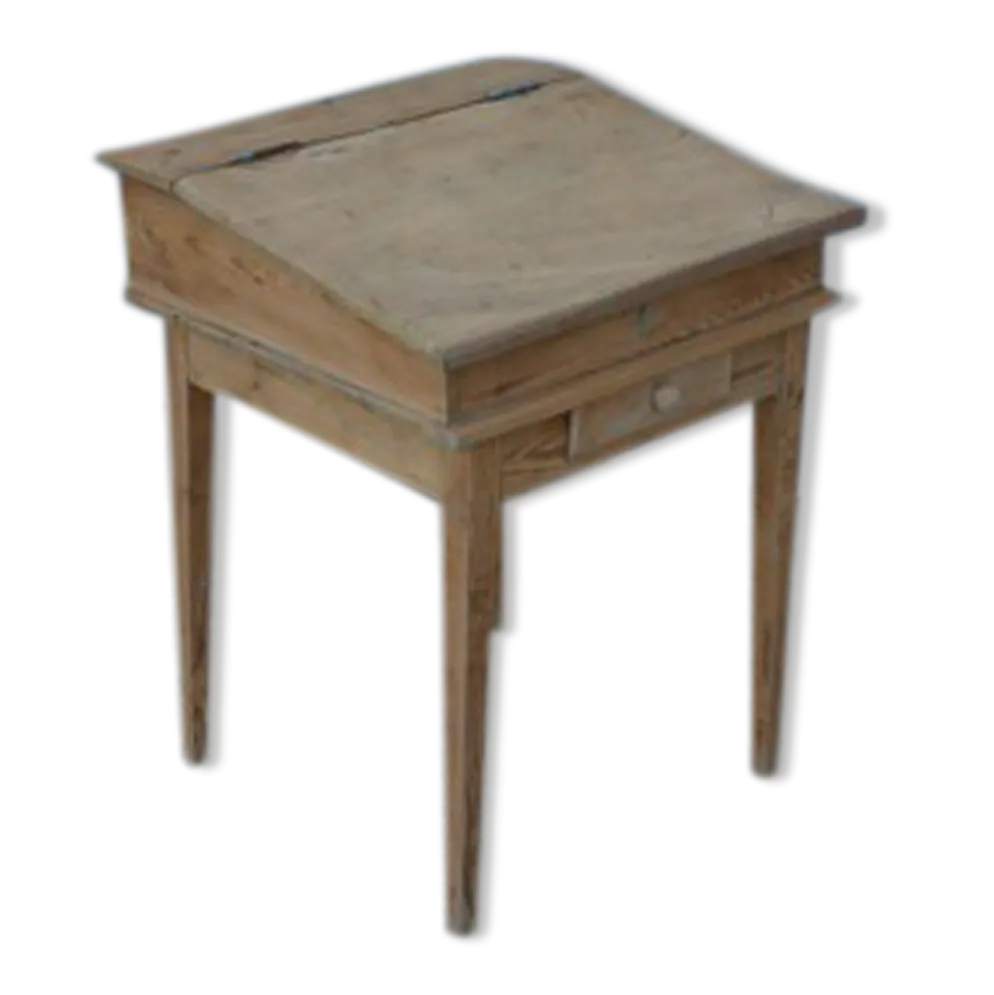 Pupitre enfant en bois naturel