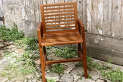 Pupitre et chaise d'écolier en bois, années 50