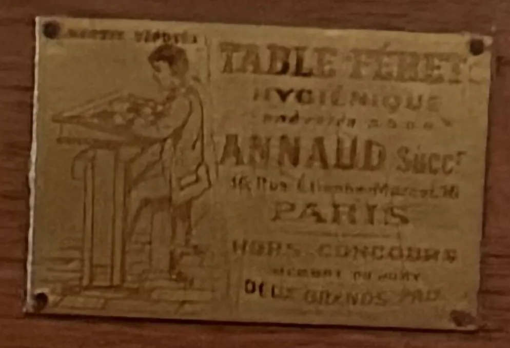 Pupitre Féret ou table à système