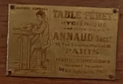 Pupitre Féret ou table à système
