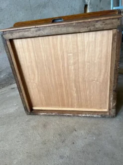 Pupitre à poser d’écolier ancien en chêne