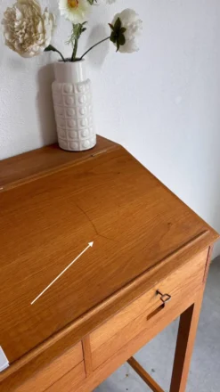 Pupitre vintage en chêne