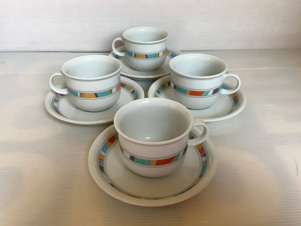 Quatre tasses Thomas Germany année 80