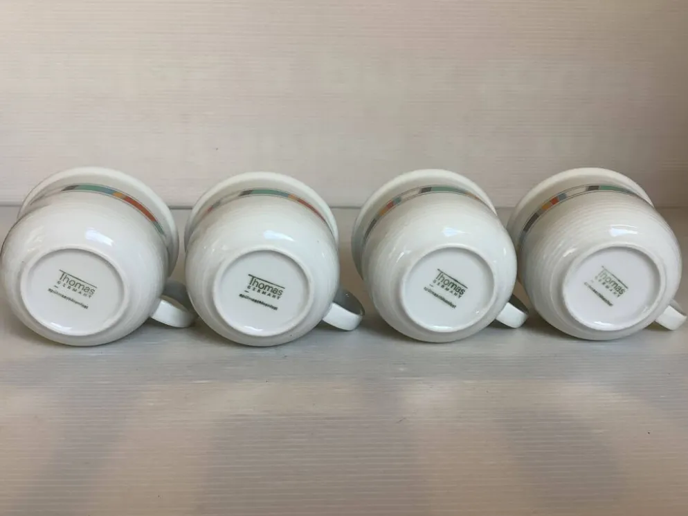 Quatre tasses Thomas Germany année 80
