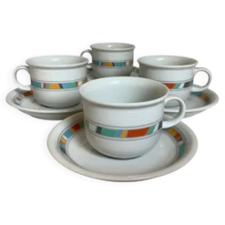 Quatre tasses Thomas Germany année 80
