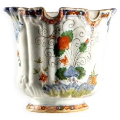 Rafraîchisseur en majolique antique, Manifattura di Faenza, Italie, XIX Century