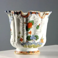 Rafraîchisseur en majolique antique, Manifattura di Faenza, Italie, XIX Century