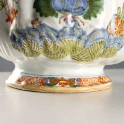 Rafraîchisseur en majolique antique, Manifattura di Faenza, Italie, XIX Century