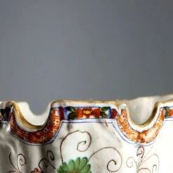 Rafraîchisseur en majolique antique, Manifattura di Faenza, Italie, XIX Century