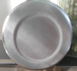 Rafraîchisseur à vin isotherme en inox brossé – Design épuré vintage