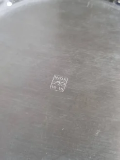 Rafraîchissoir à champagne et seau à glace en inox Letang Rémy années 80