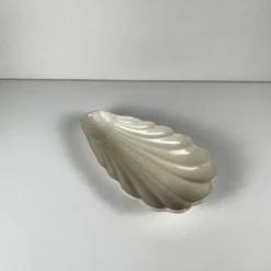 Ramequin coquillage blanc, XXe