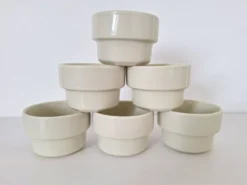 Ramequins beige années 70-80