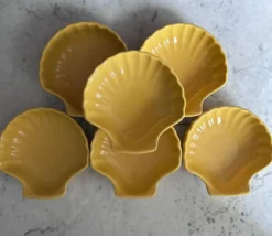 6 ramequins coquillage