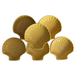 6 ramequins coquillage