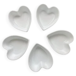5 Ramequins Cordon Bleu porcelaine blanche